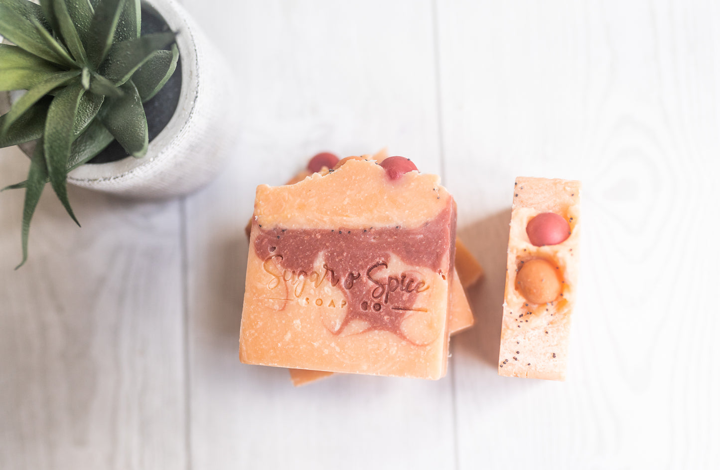 Pomegranate Cantaloupe Soap-Artisan Soap!