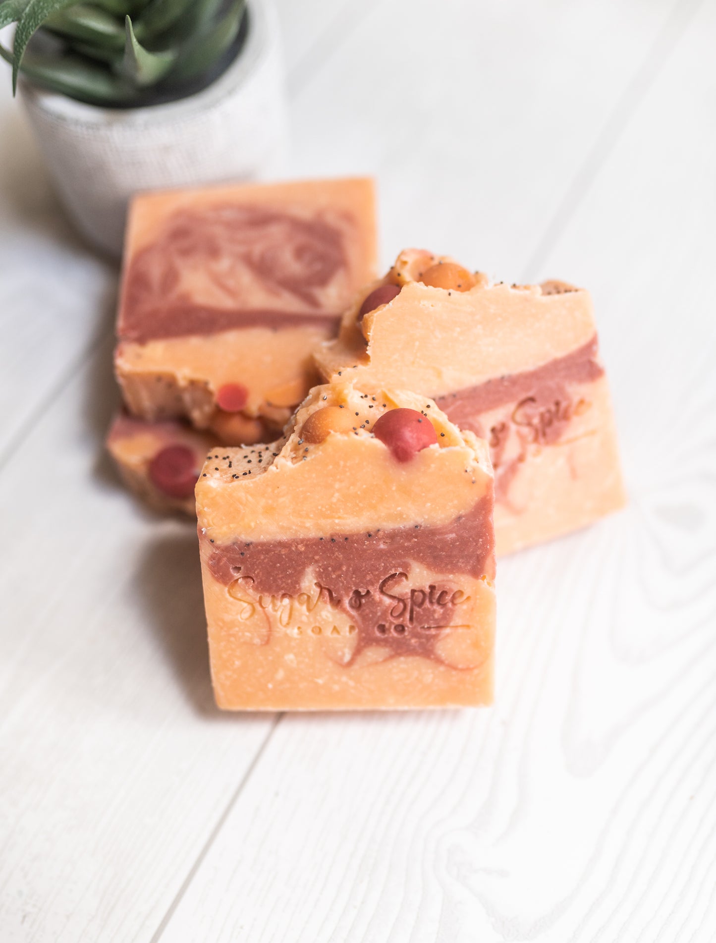 Pomegranate Cantaloupe Soap-Artisan Soap!