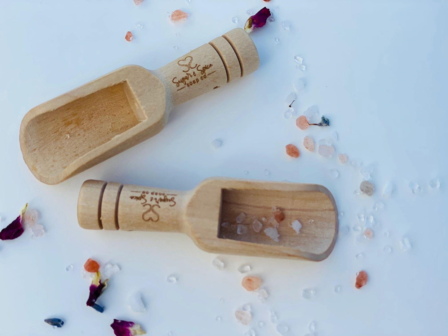Wooden Bath or Laundry Scoops