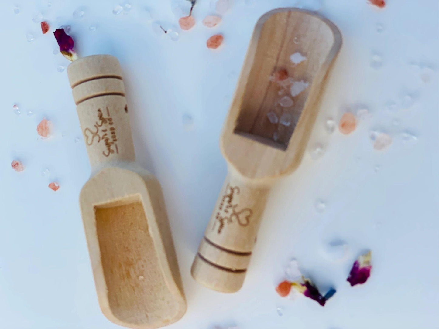 Wooden Bath or Laundry Scoops