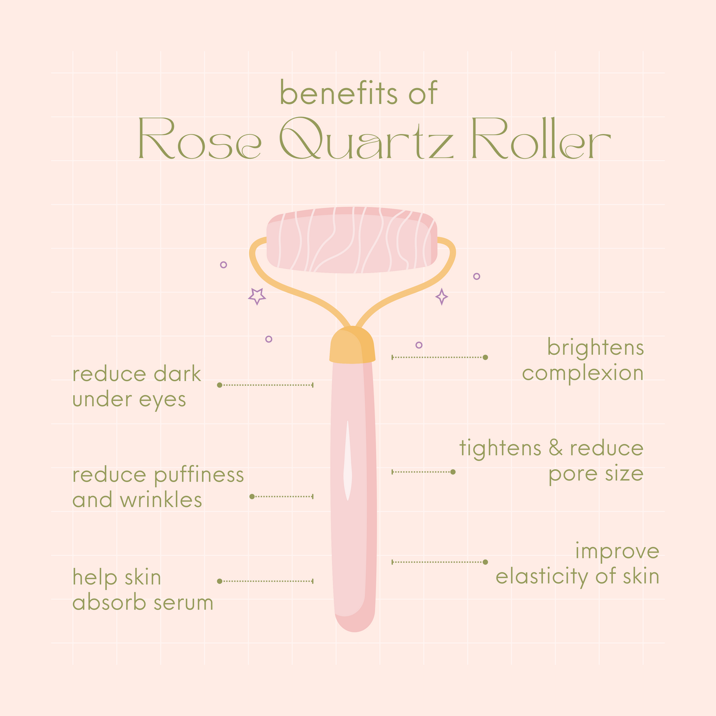 Rose Quartz Face Roller